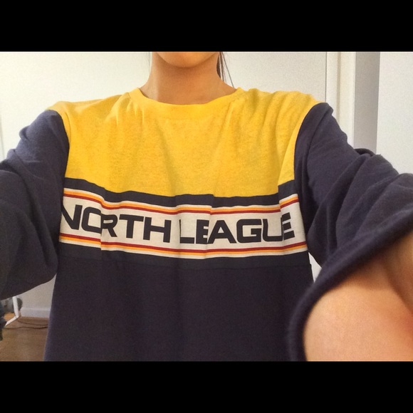 NORTH LEAGUE long sleeve shirt xs urban outfitters - Picture 3 of 4